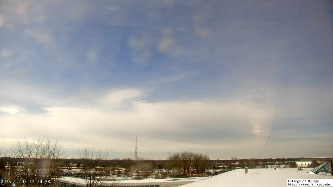Thumbnail for current weather camera view from College of DuPage in Glen Ellyn, Illinois