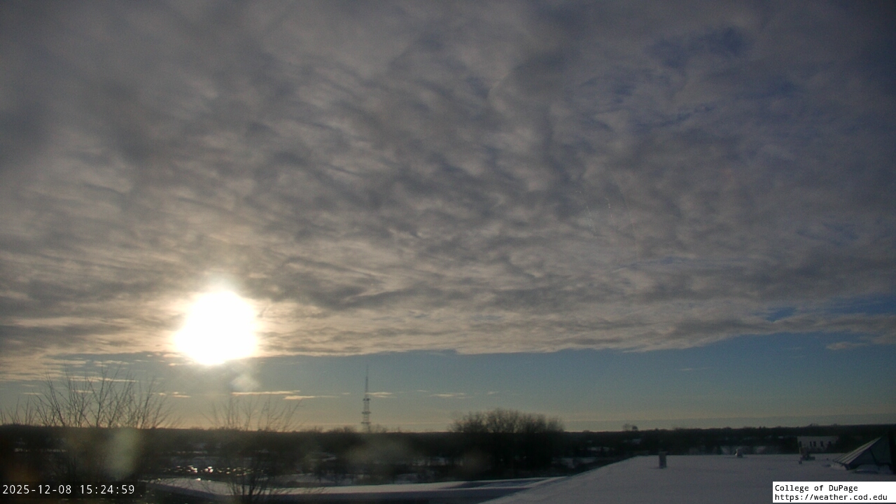 Thumbnail for current weather camera view from College of DuPage in Glen Ellyn, Illinois