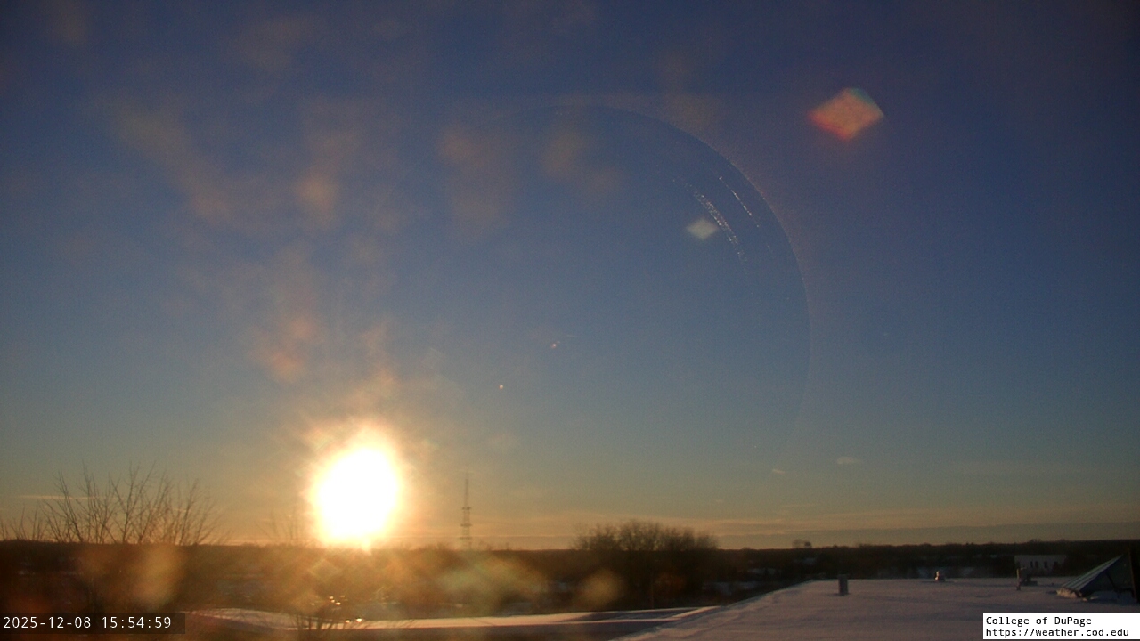 Thumbnail for current weather camera view from College of DuPage in Glen Ellyn, Illinois