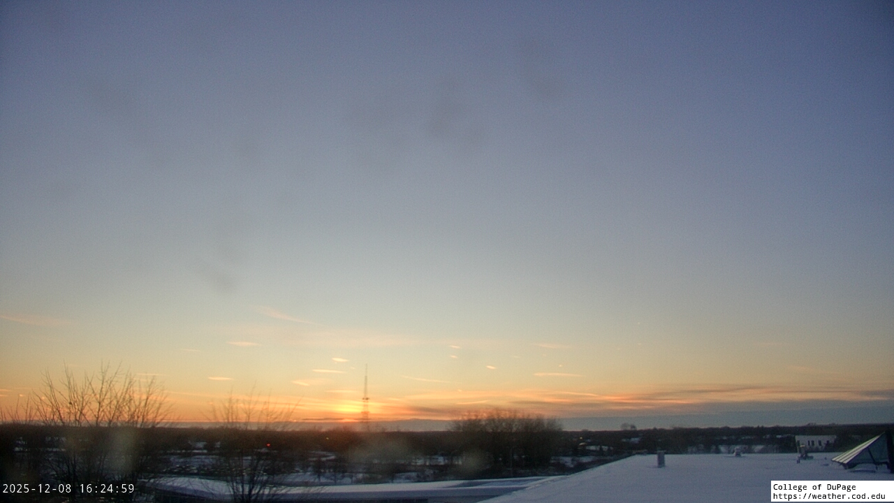 Thumbnail for current weather camera view from College of DuPage in Glen Ellyn, Illinois