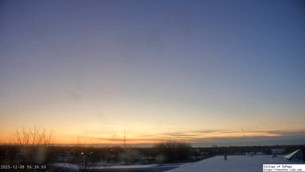 Thumbnail for current weather camera view from College of DuPage in Glen Ellyn, Illinois