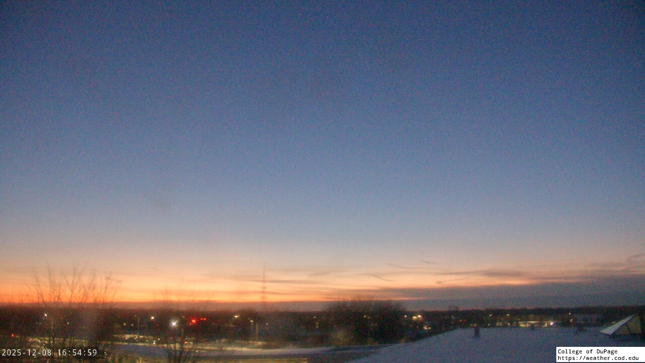 Thumbnail for current weather camera view from College of DuPage in Glen Ellyn, Illinois