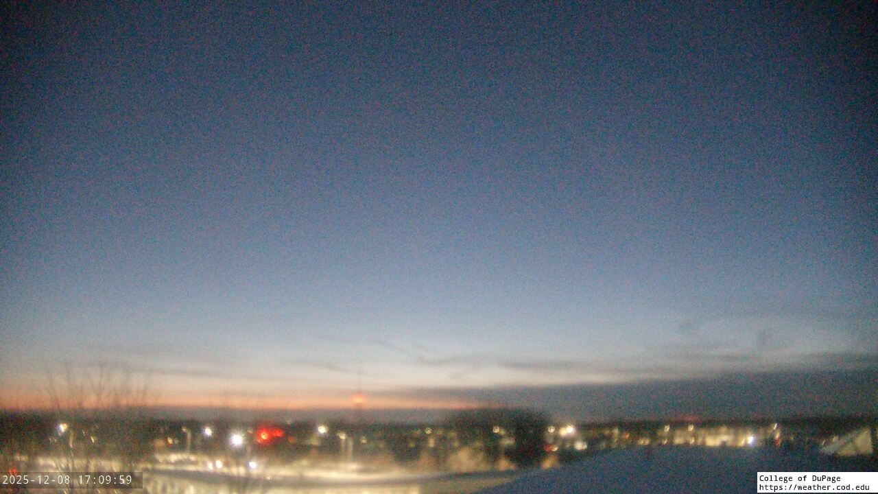 Thumbnail for current weather camera view from College of DuPage in Glen Ellyn, Illinois