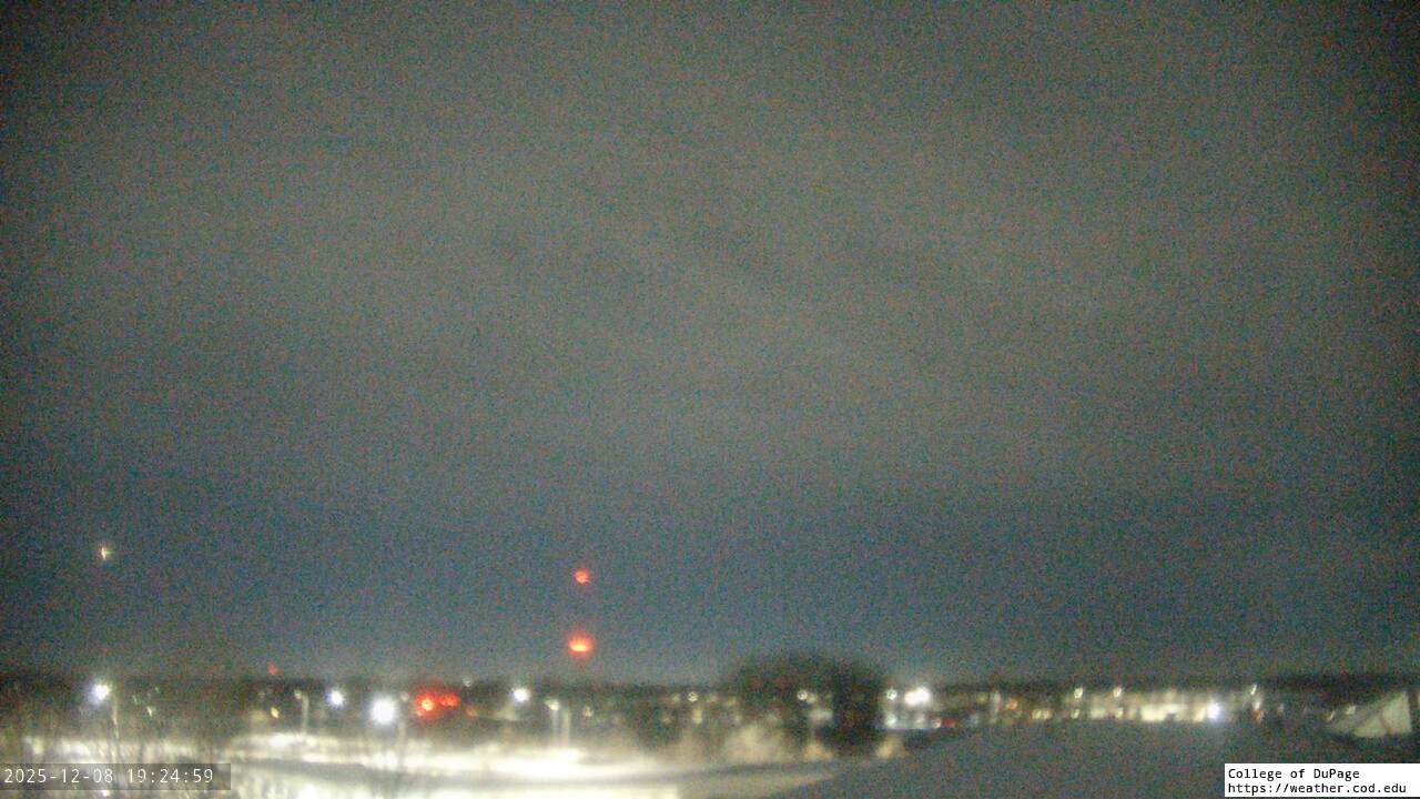 Thumbnail for current weather camera view from College of DuPage in Glen Ellyn, Illinois