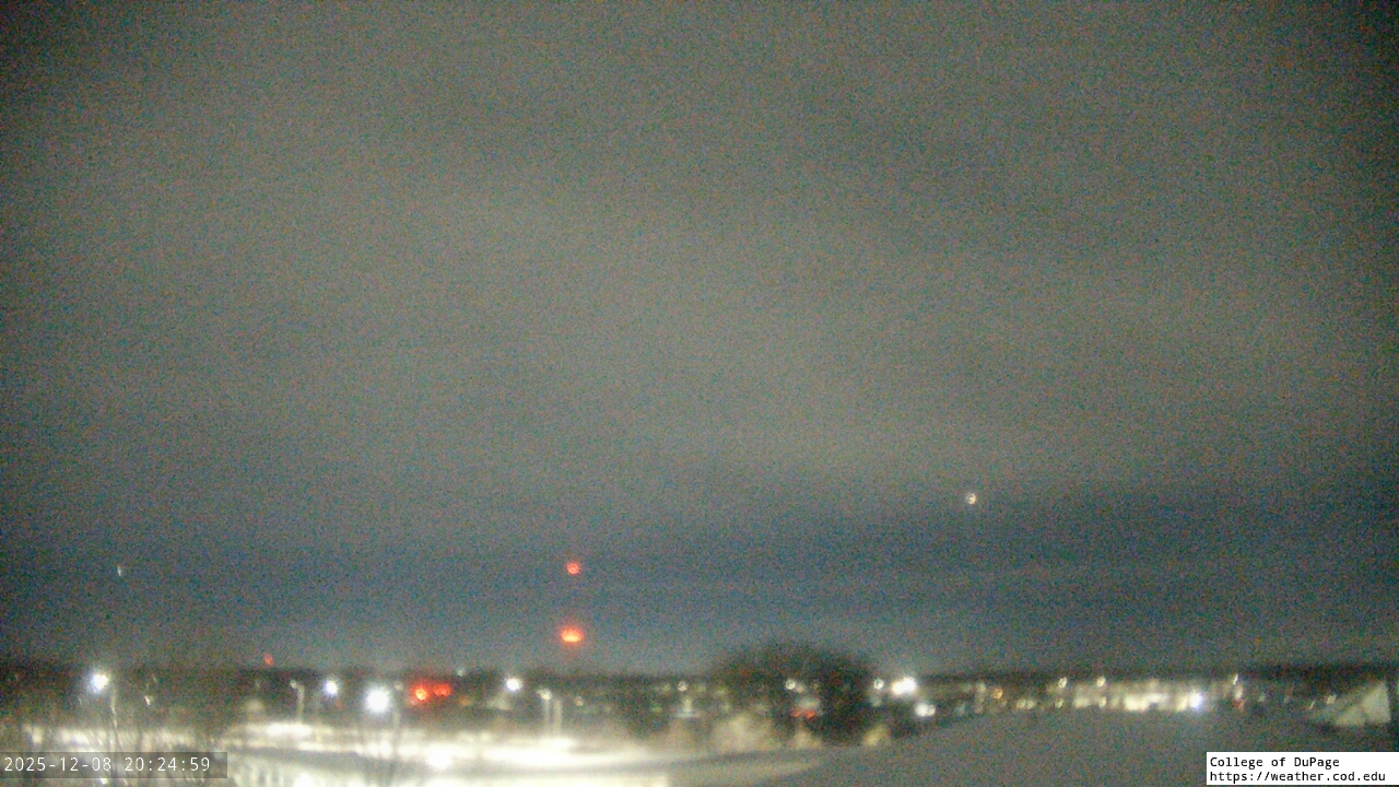 Thumbnail for current weather camera view from College of DuPage in Glen Ellyn, Illinois