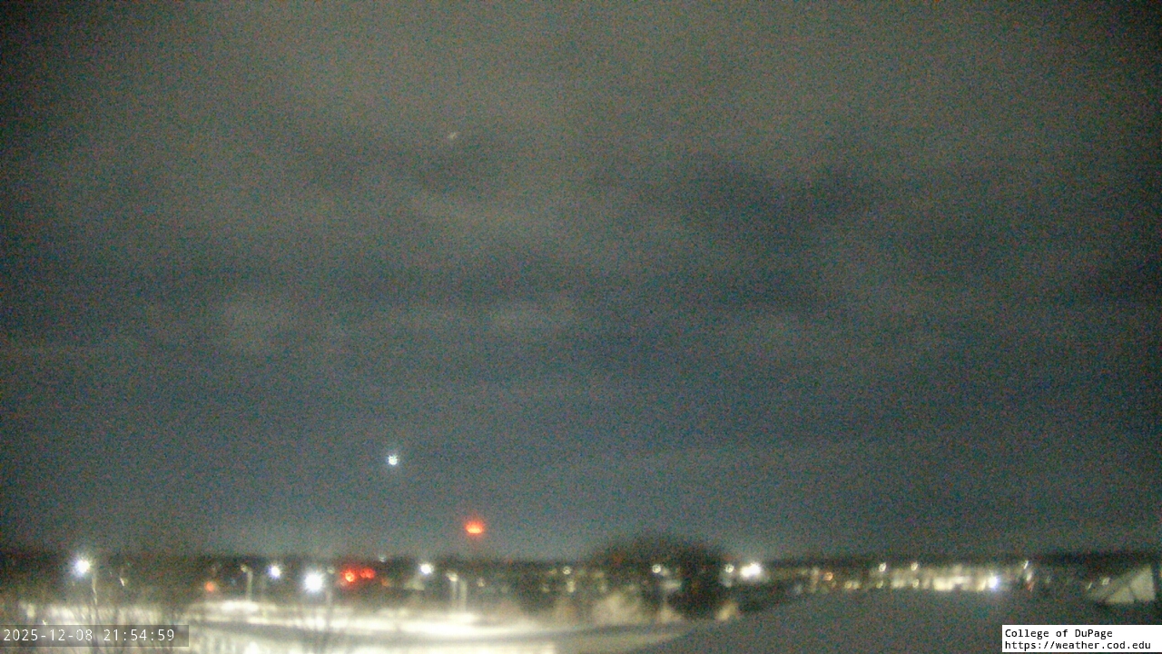 Thumbnail for current weather camera view from College of DuPage in Glen Ellyn, Illinois