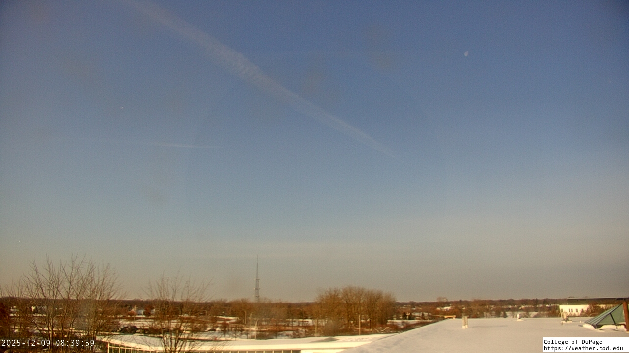 Thumbnail for current weather camera view from College of DuPage in Glen Ellyn, Illinois