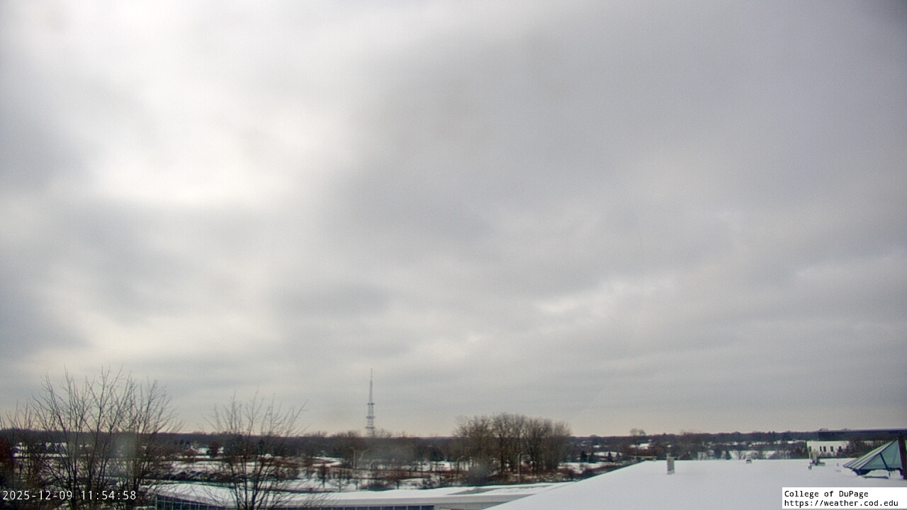 Thumbnail for current weather camera view from College of DuPage in Glen Ellyn, Illinois