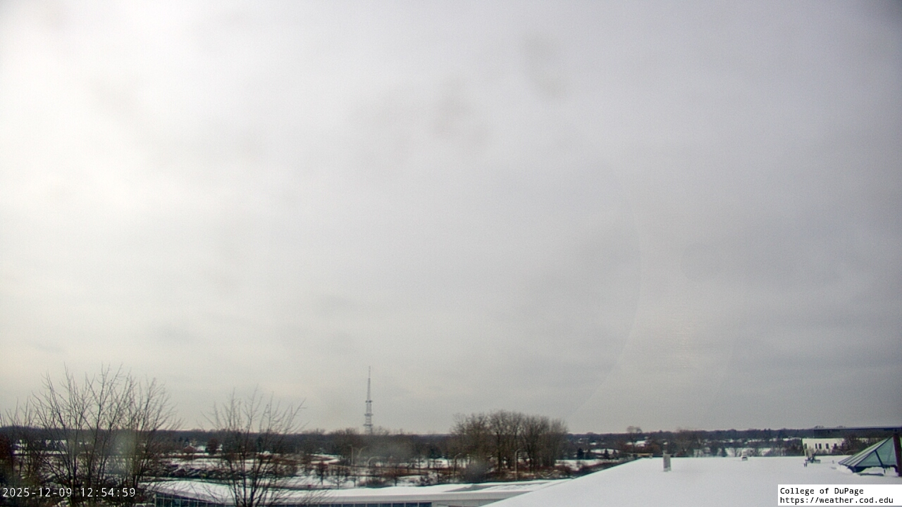 Thumbnail for current weather camera view from College of DuPage in Glen Ellyn, Illinois
