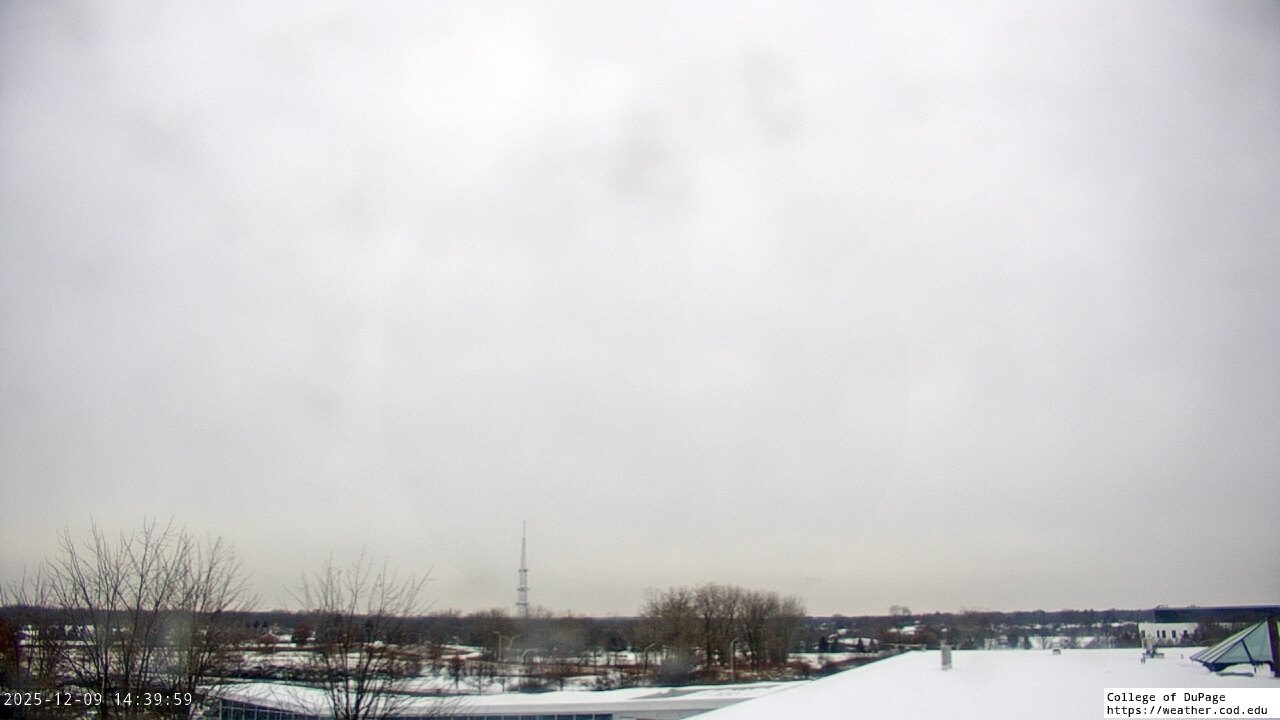 Thumbnail for current weather camera view from College of DuPage in Glen Ellyn, Illinois