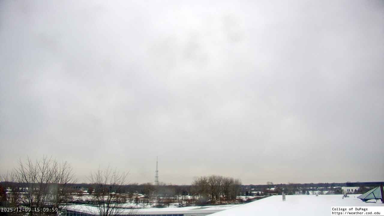 Thumbnail for current weather camera view from College of DuPage in Glen Ellyn, Illinois