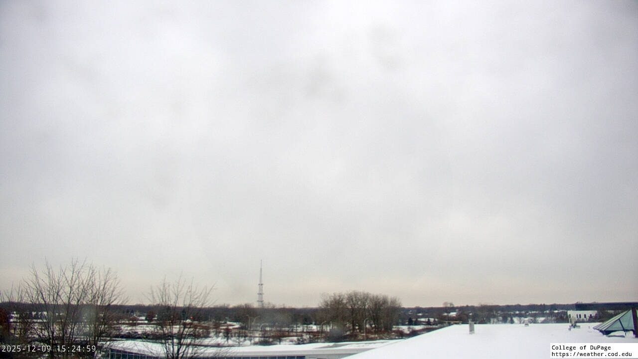 Thumbnail for current weather camera view from College of DuPage in Glen Ellyn, Illinois
