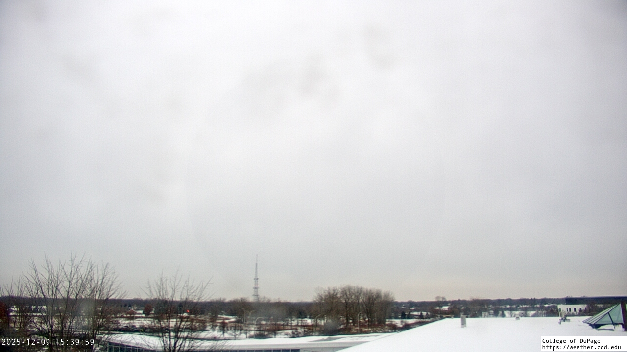 Thumbnail for current weather camera view from College of DuPage in Glen Ellyn, Illinois