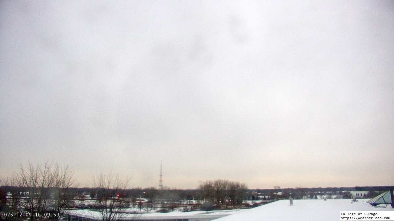 Thumbnail for current weather camera view from College of DuPage in Glen Ellyn, Illinois