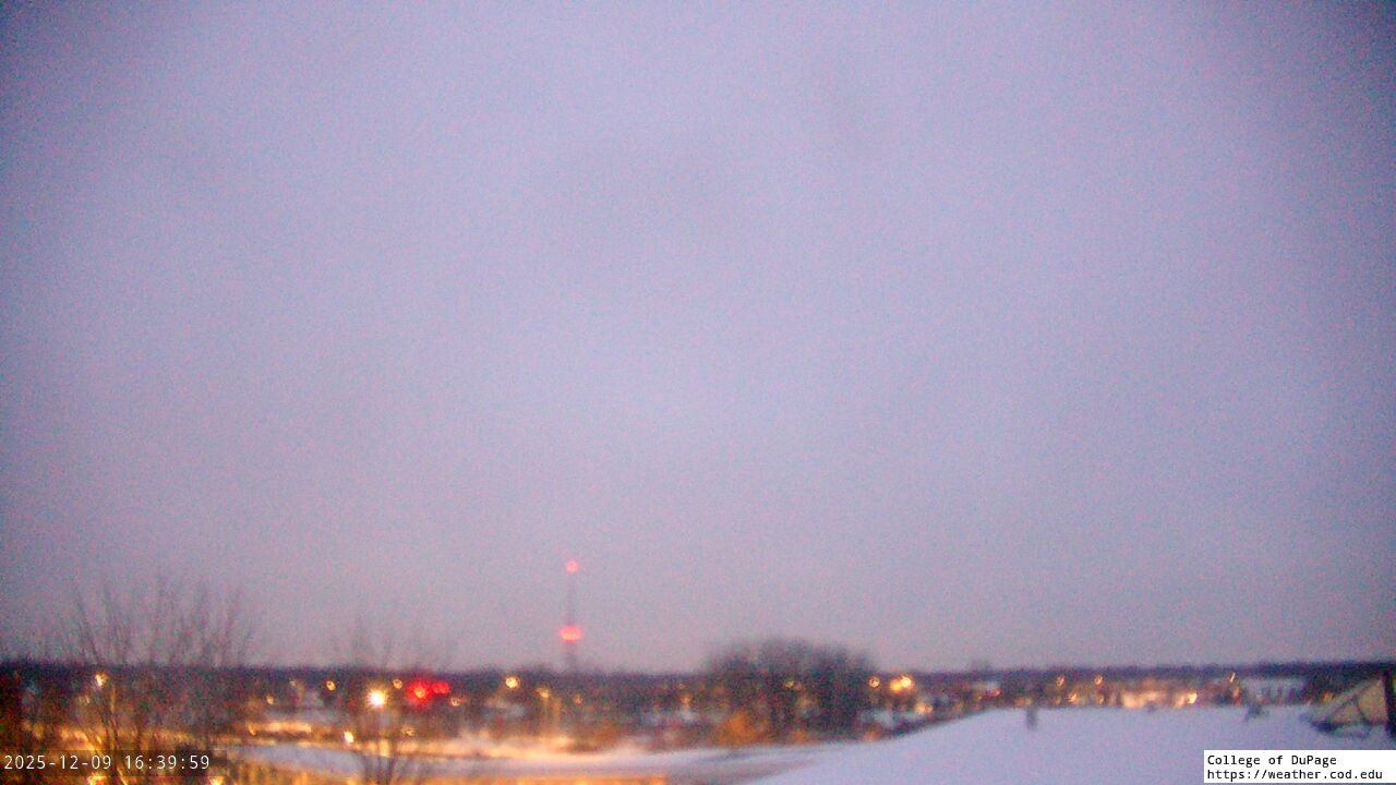 Thumbnail for current weather camera view from College of DuPage in Glen Ellyn, Illinois