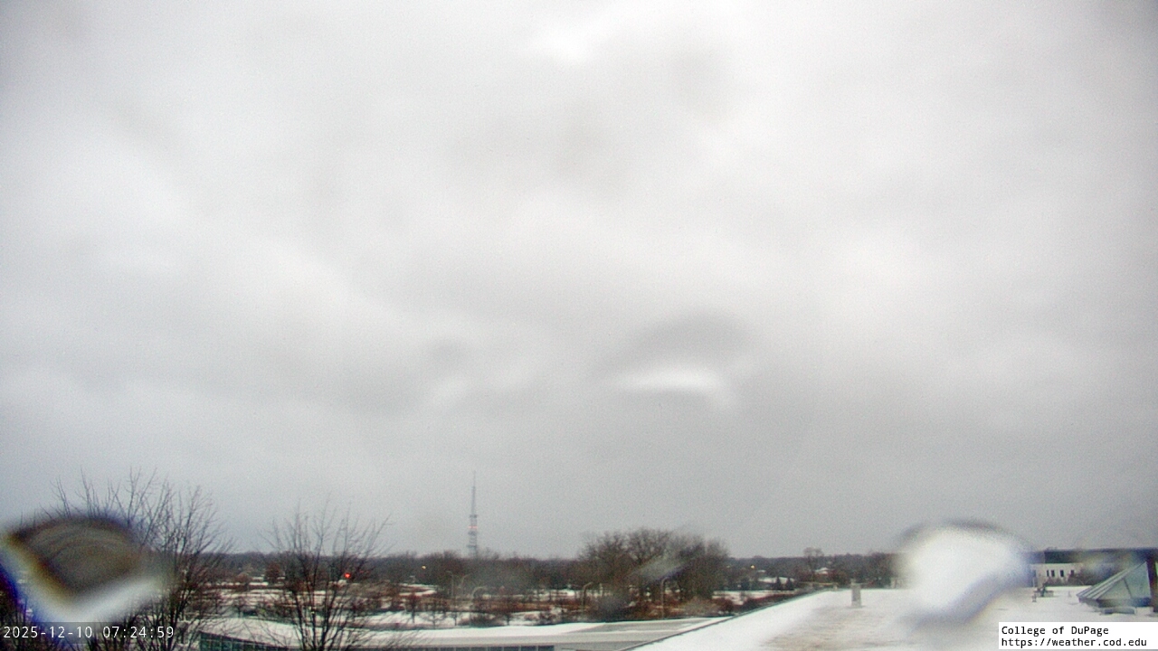 Thumbnail for current weather camera view from College of DuPage in Glen Ellyn, Illinois