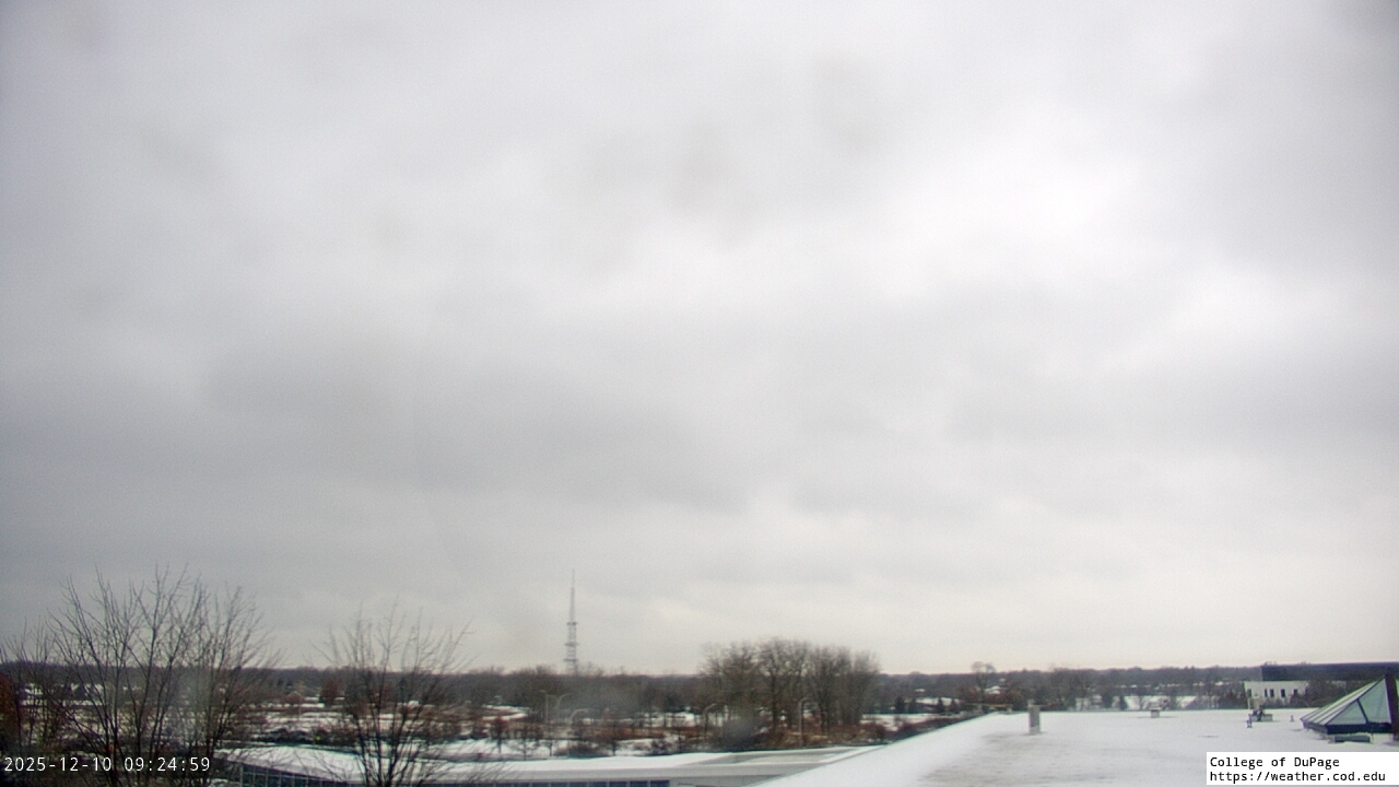 Thumbnail for current weather camera view from College of DuPage in Glen Ellyn, Illinois
