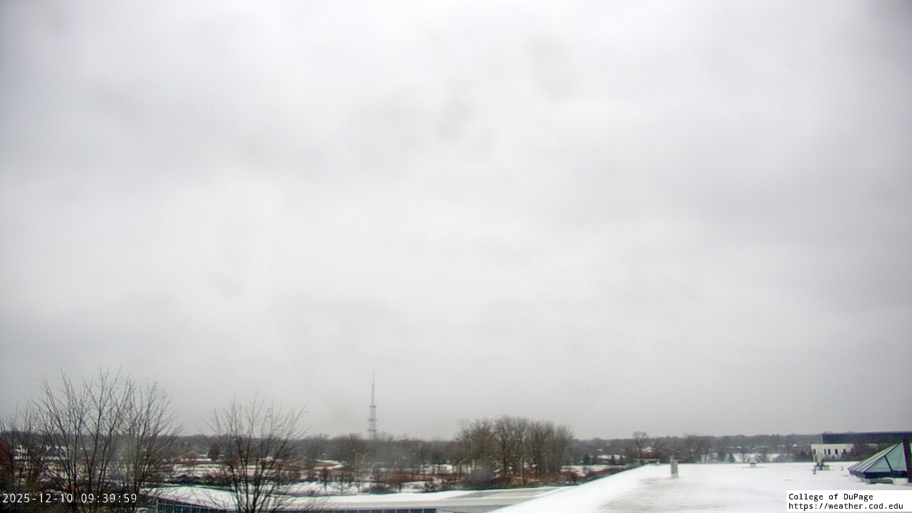Thumbnail for current weather camera view from College of DuPage in Glen Ellyn, Illinois