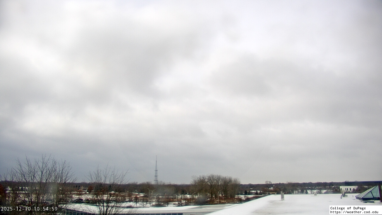 Thumbnail for current weather camera view from College of DuPage in Glen Ellyn, Illinois