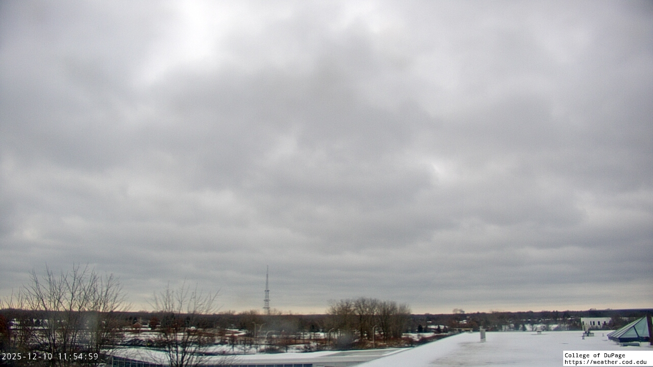 Thumbnail for current weather camera view from College of DuPage in Glen Ellyn, Illinois