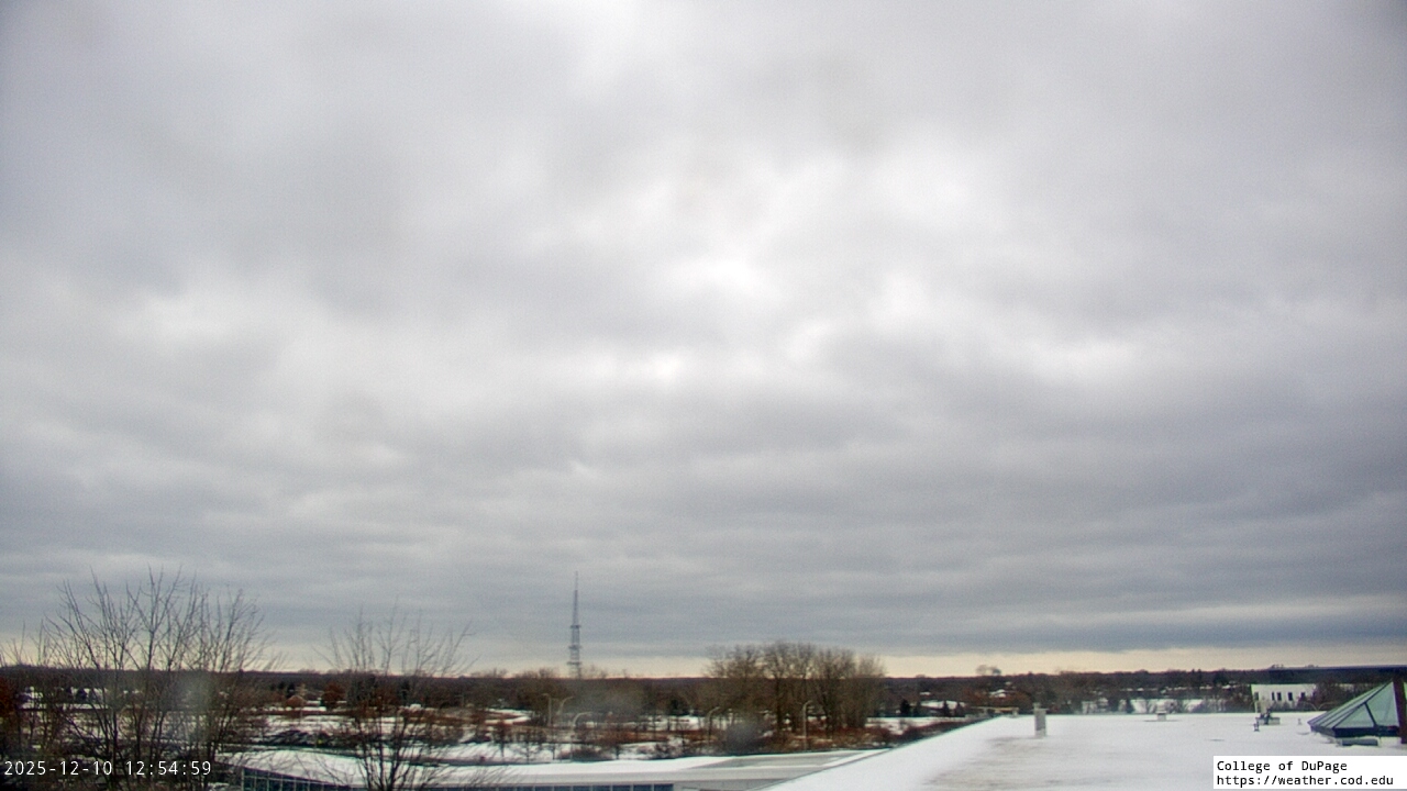 Thumbnail for current weather camera view from College of DuPage in Glen Ellyn, Illinois