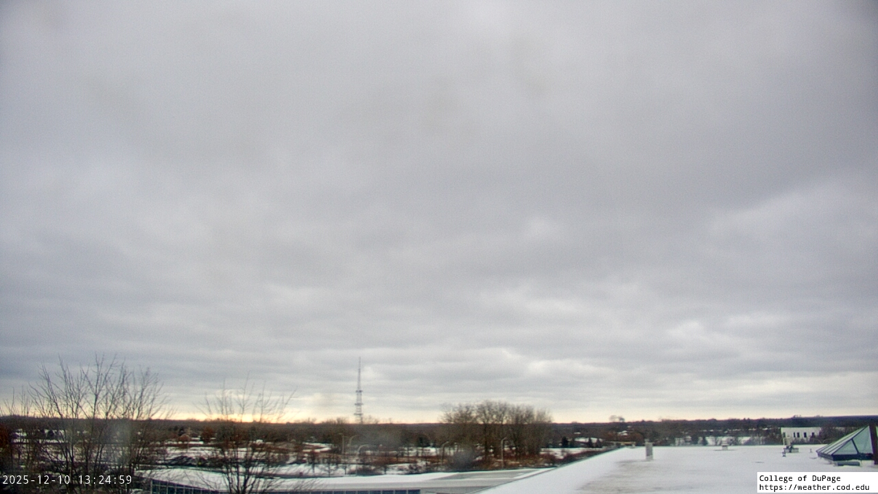 Thumbnail for current weather camera view from College of DuPage in Glen Ellyn, Illinois