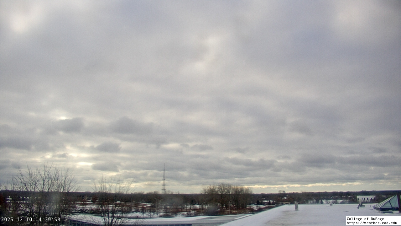 Thumbnail for current weather camera view from College of DuPage in Glen Ellyn, Illinois