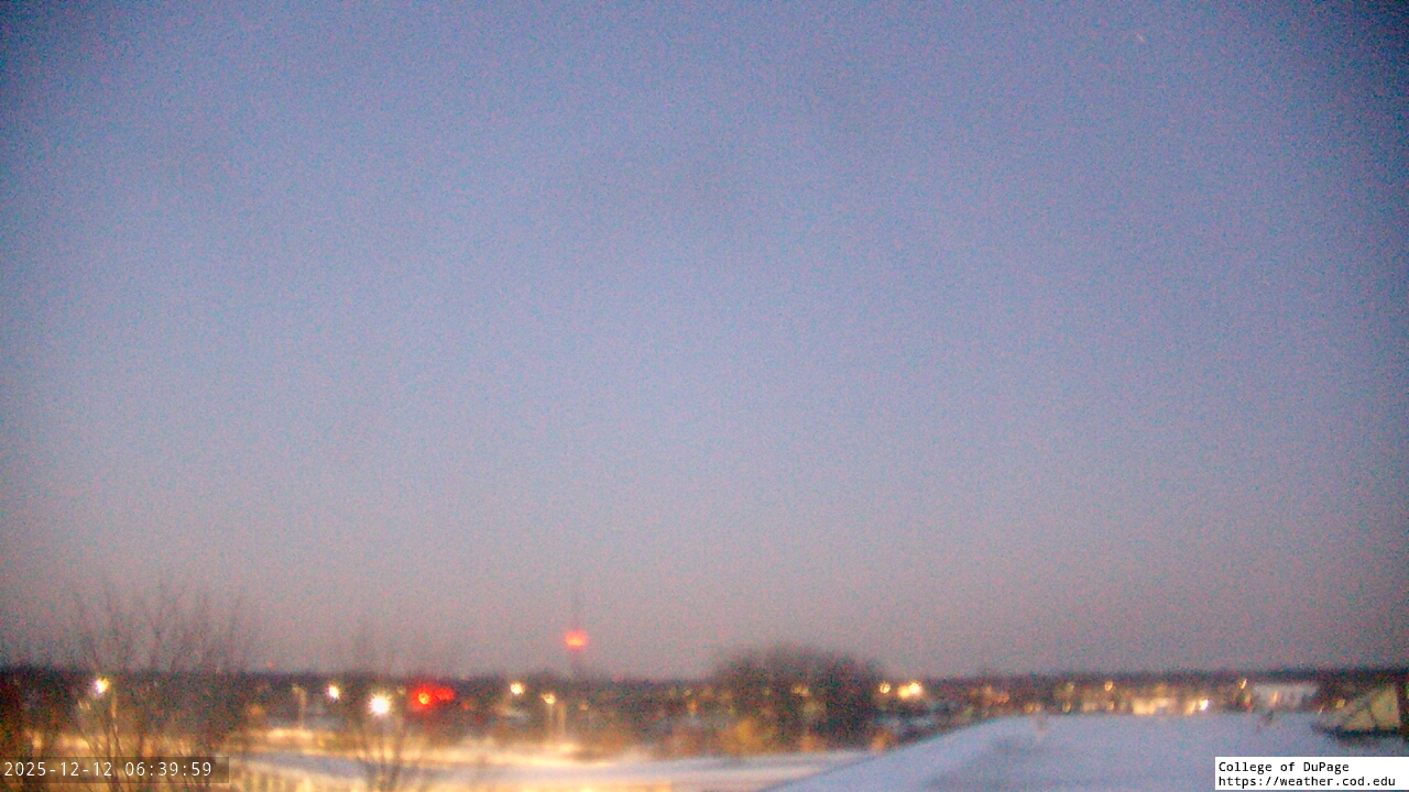 Thumbnail for current weather camera view from College of DuPage in Glen Ellyn, Illinois