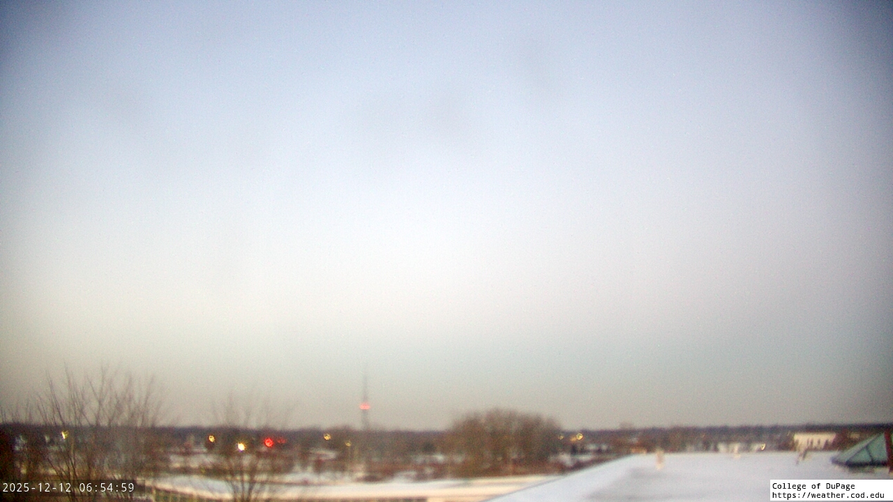 Thumbnail for current weather camera view from College of DuPage in Glen Ellyn, Illinois