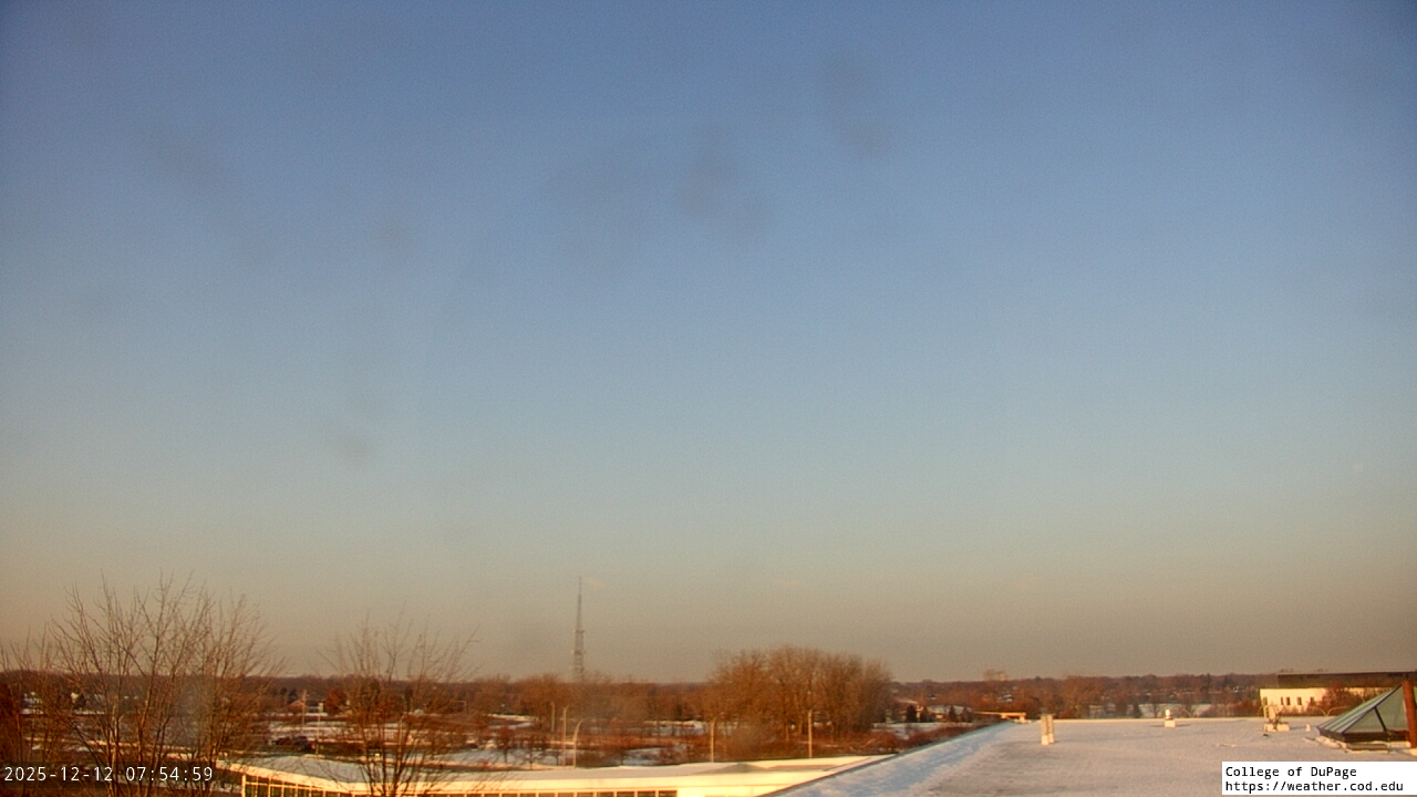 Thumbnail for current weather camera view from College of DuPage in Glen Ellyn, Illinois