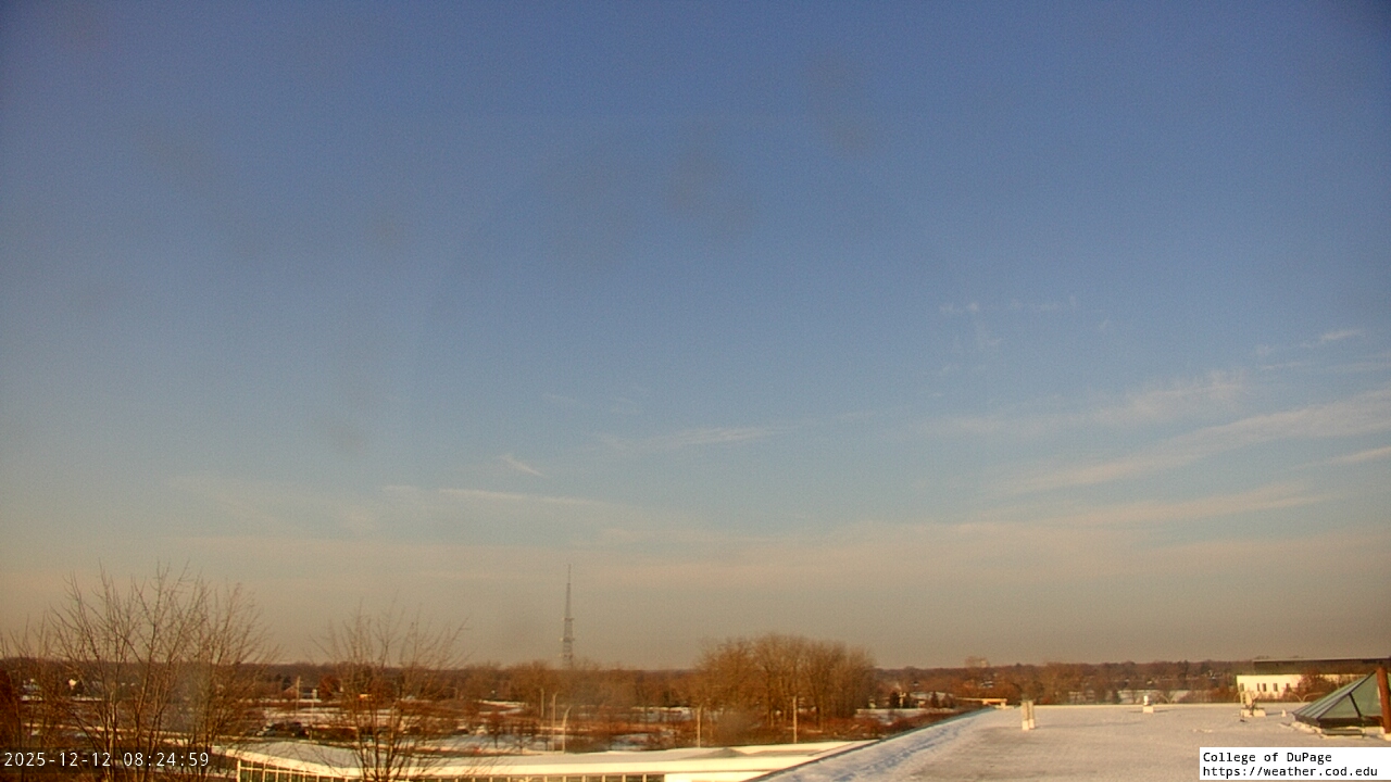 Thumbnail for current weather camera view from College of DuPage in Glen Ellyn, Illinois