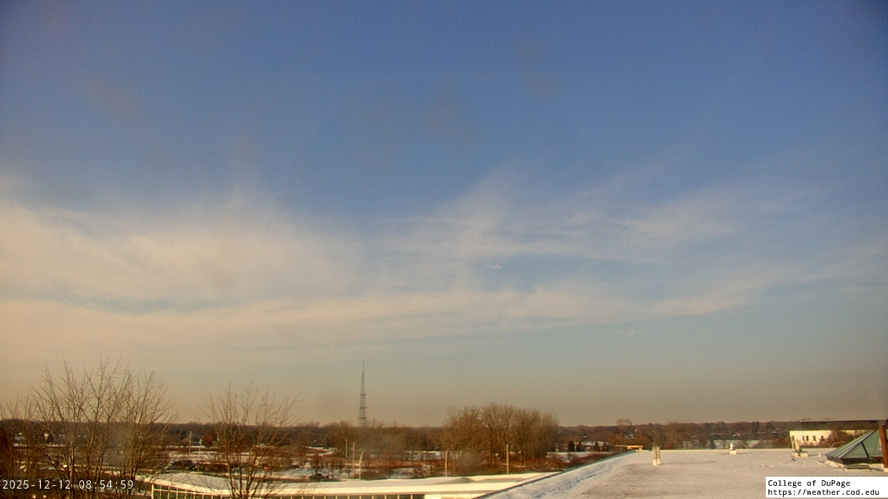 Thumbnail for current weather camera view from College of DuPage in Glen Ellyn, Illinois
