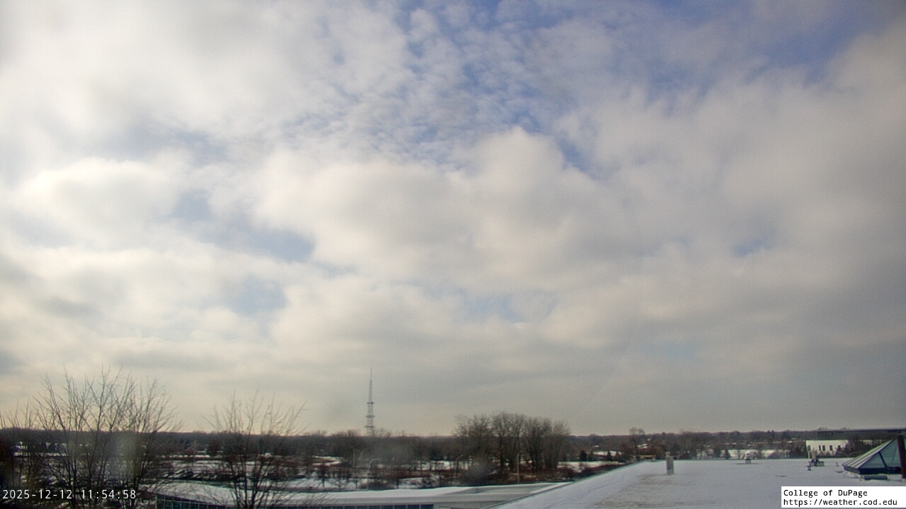Thumbnail for current weather camera view from College of DuPage in Glen Ellyn, Illinois