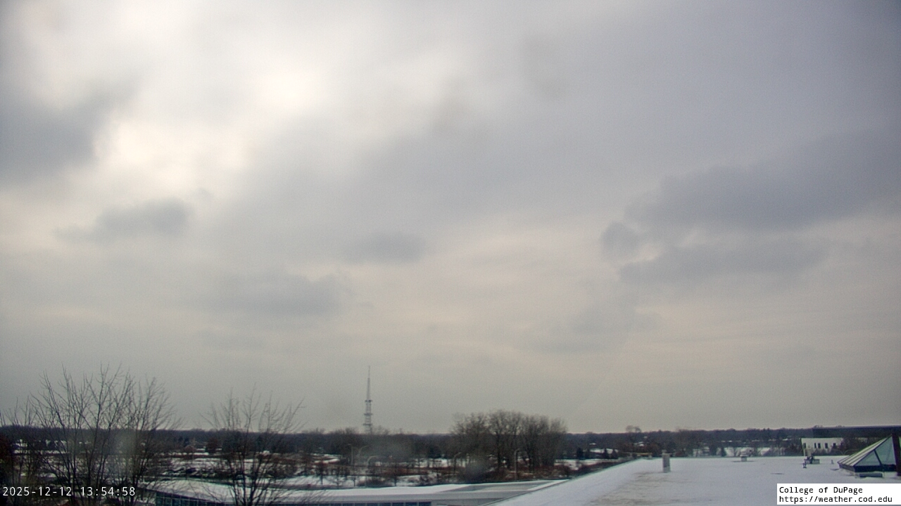 Thumbnail for current weather camera view from College of DuPage in Glen Ellyn, Illinois
