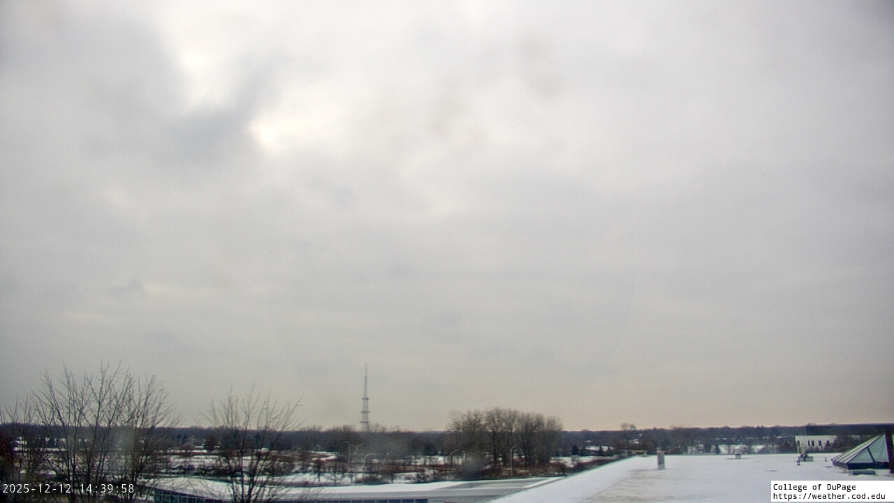 Thumbnail for current weather camera view from College of DuPage in Glen Ellyn, Illinois