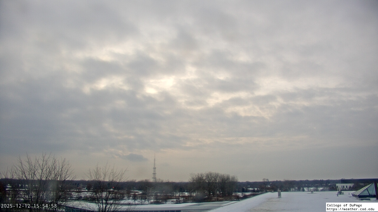 Thumbnail for current weather camera view from College of DuPage in Glen Ellyn, Illinois