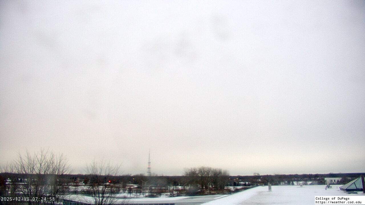 Thumbnail for current weather camera view from College of DuPage in Glen Ellyn, Illinois