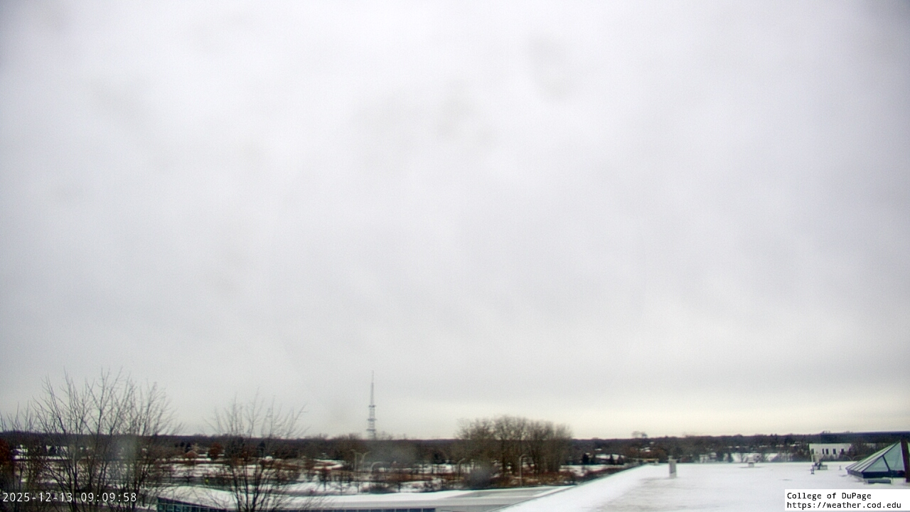 Thumbnail for current weather camera view from College of DuPage in Glen Ellyn, Illinois