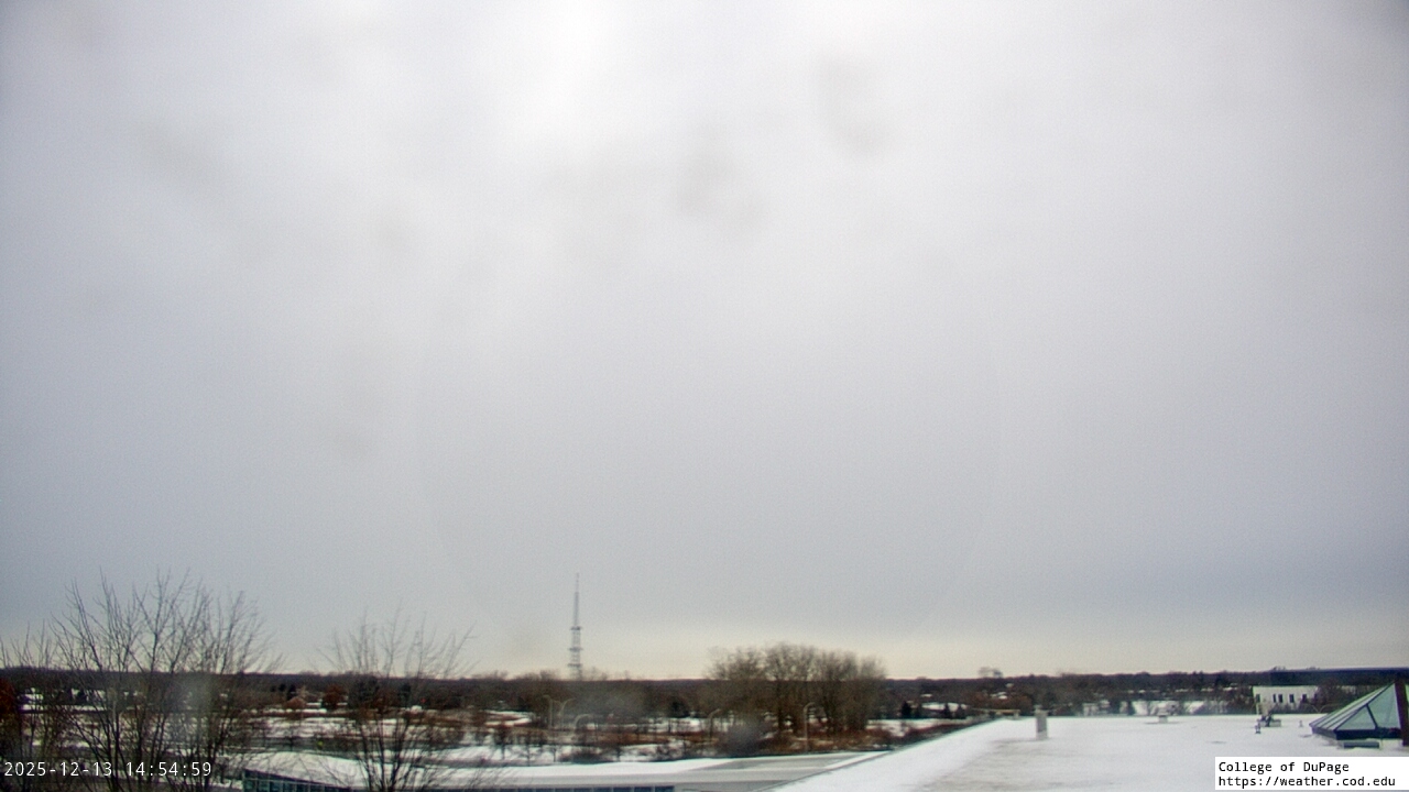 Thumbnail for current weather camera view from College of DuPage in Glen Ellyn, Illinois