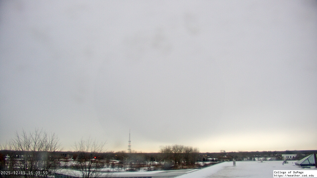 Thumbnail for current weather camera view from College of DuPage in Glen Ellyn, Illinois
