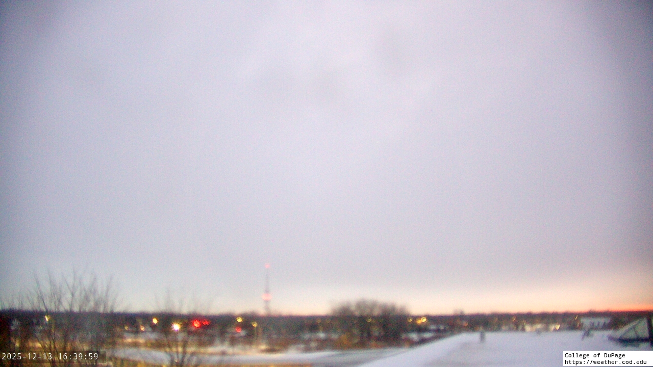 Thumbnail for current weather camera view from College of DuPage in Glen Ellyn, Illinois
