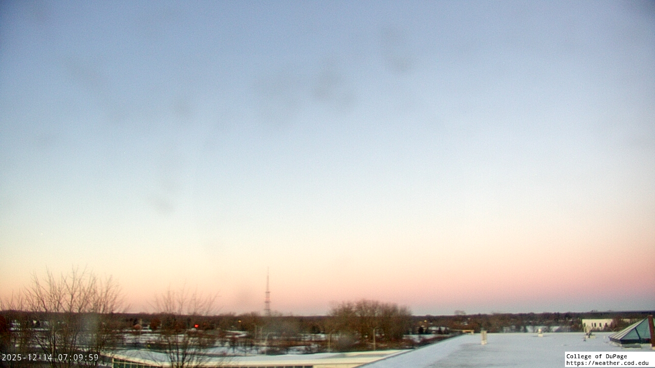 Thumbnail for current weather camera view from College of DuPage in Glen Ellyn, Illinois