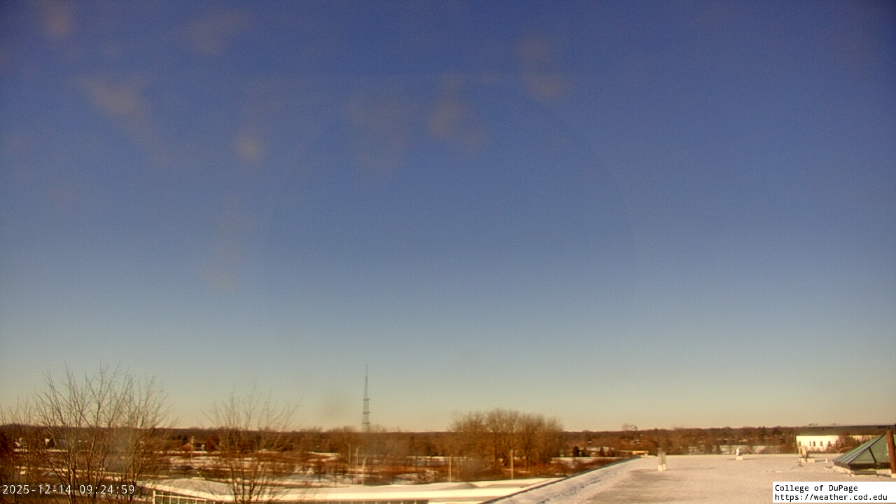 Thumbnail for current weather camera view from College of DuPage in Glen Ellyn, Illinois