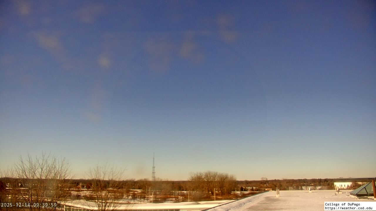 Thumbnail for current weather camera view from College of DuPage in Glen Ellyn, Illinois
