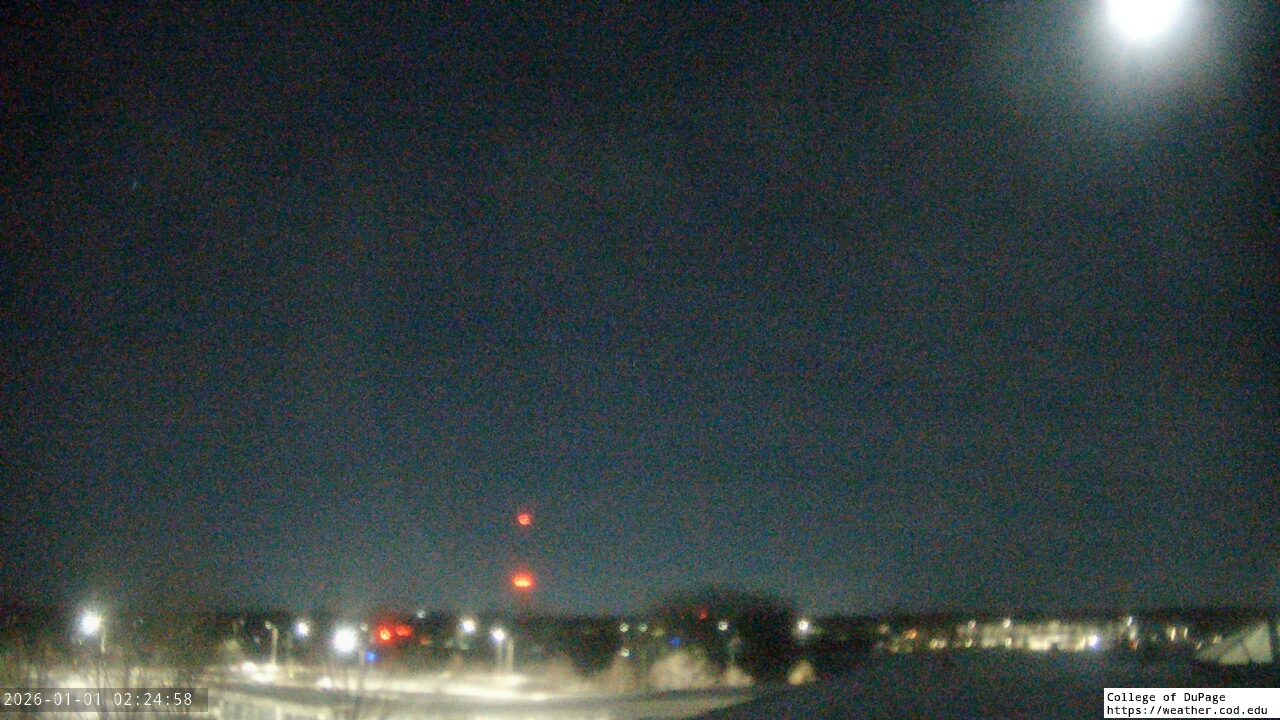 Thumbnail for current weather camera view from College of DuPage in Glen Ellyn, Illinois