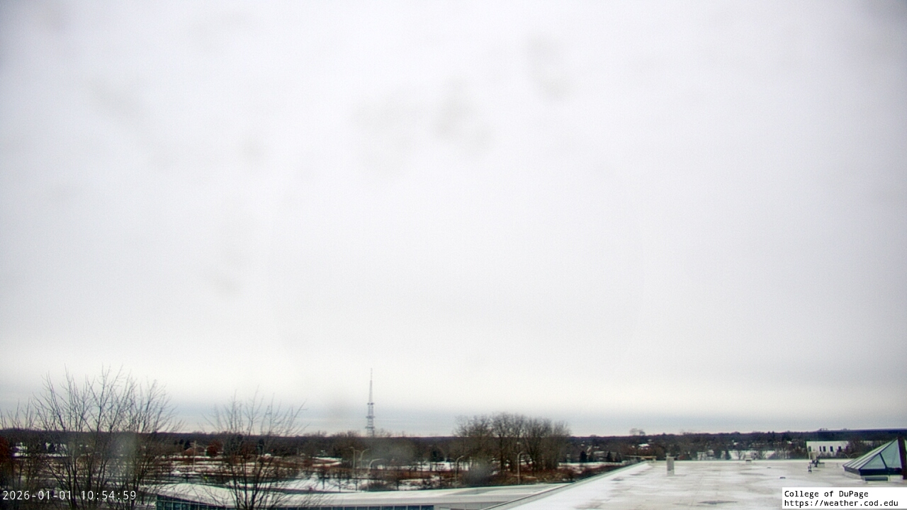 Thumbnail for current weather camera view from College of DuPage in Glen Ellyn, Illinois