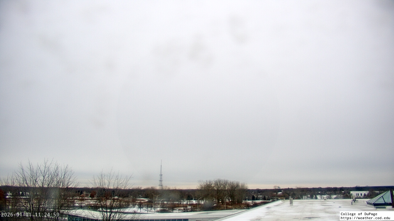 Thumbnail for current weather camera view from College of DuPage in Glen Ellyn, Illinois