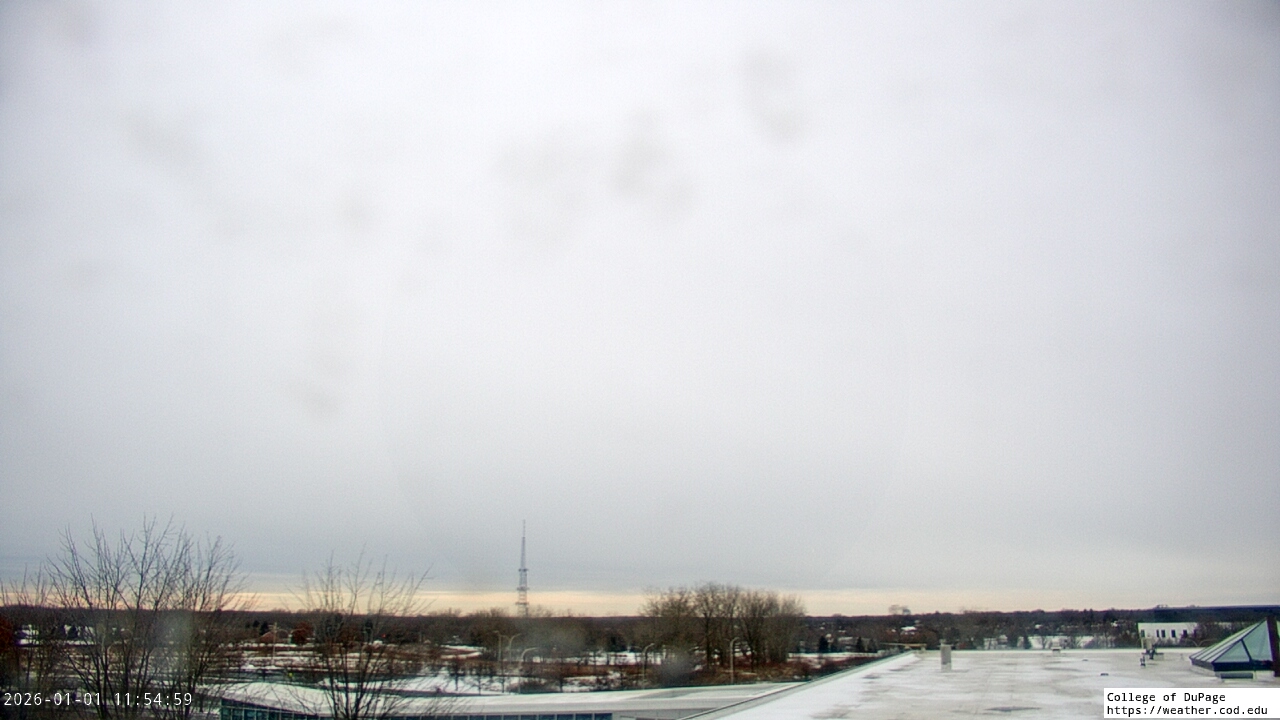 Thumbnail for current weather camera view from College of DuPage in Glen Ellyn, Illinois