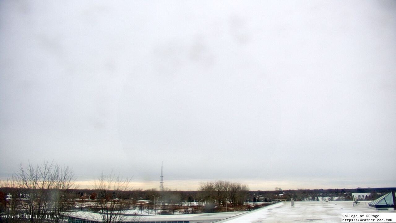 Thumbnail for current weather camera view from College of DuPage in Glen Ellyn, Illinois
