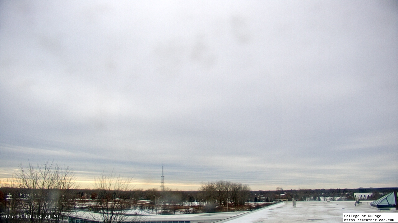 Thumbnail for current weather camera view from College of DuPage in Glen Ellyn, Illinois